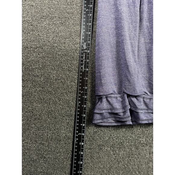 Lululemon Tank Top Built In Bra Womens Size 4 Gray Magenta Purple Print - Picture 7 of 7